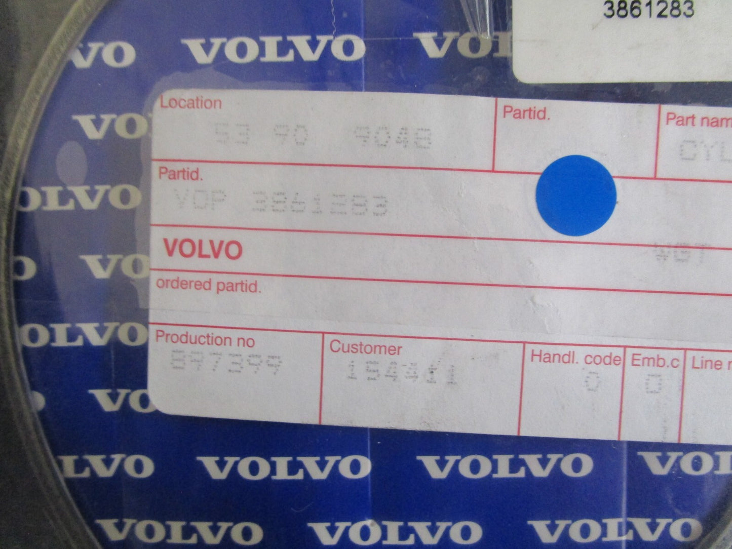 *NEW OEM* 0820 Volvo Penta Cylinder Head Gasket 3861283