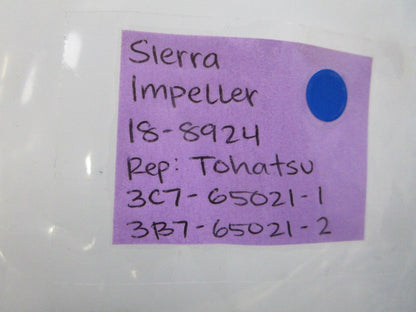 NEW 18-8924 Replaces: Tohatsu 3C7-65021-1 3B7-65021-2 Sierra Impeller 0810