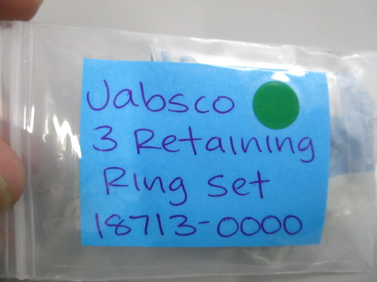 NEW 18713-0000 Jabsco 3 Retaining Ring Set 0810