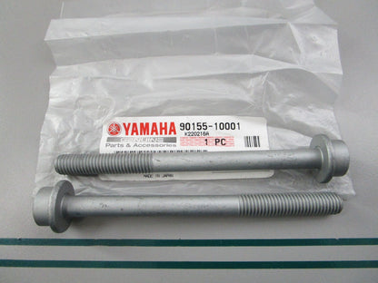 NEW OEM (LOT OF 2) 90155-10001-00 Yamaha Flat Fillister Screw 0810