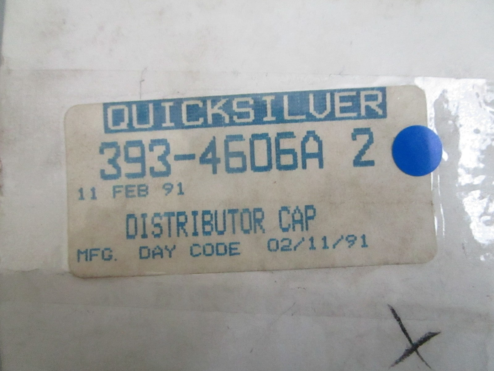 *NEW OEM* 0820 Mercury Quicksilver Distributor Cap 393-4606A2