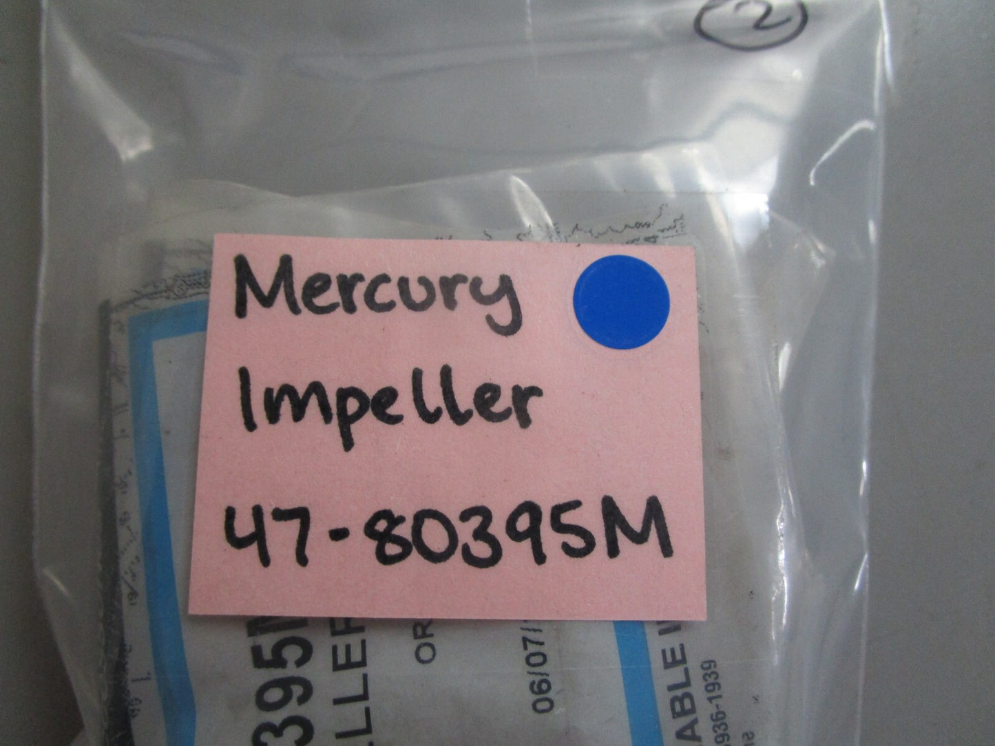 *NEW OEM* 0810 Mercury Quicksilver Impeller 47-80395M