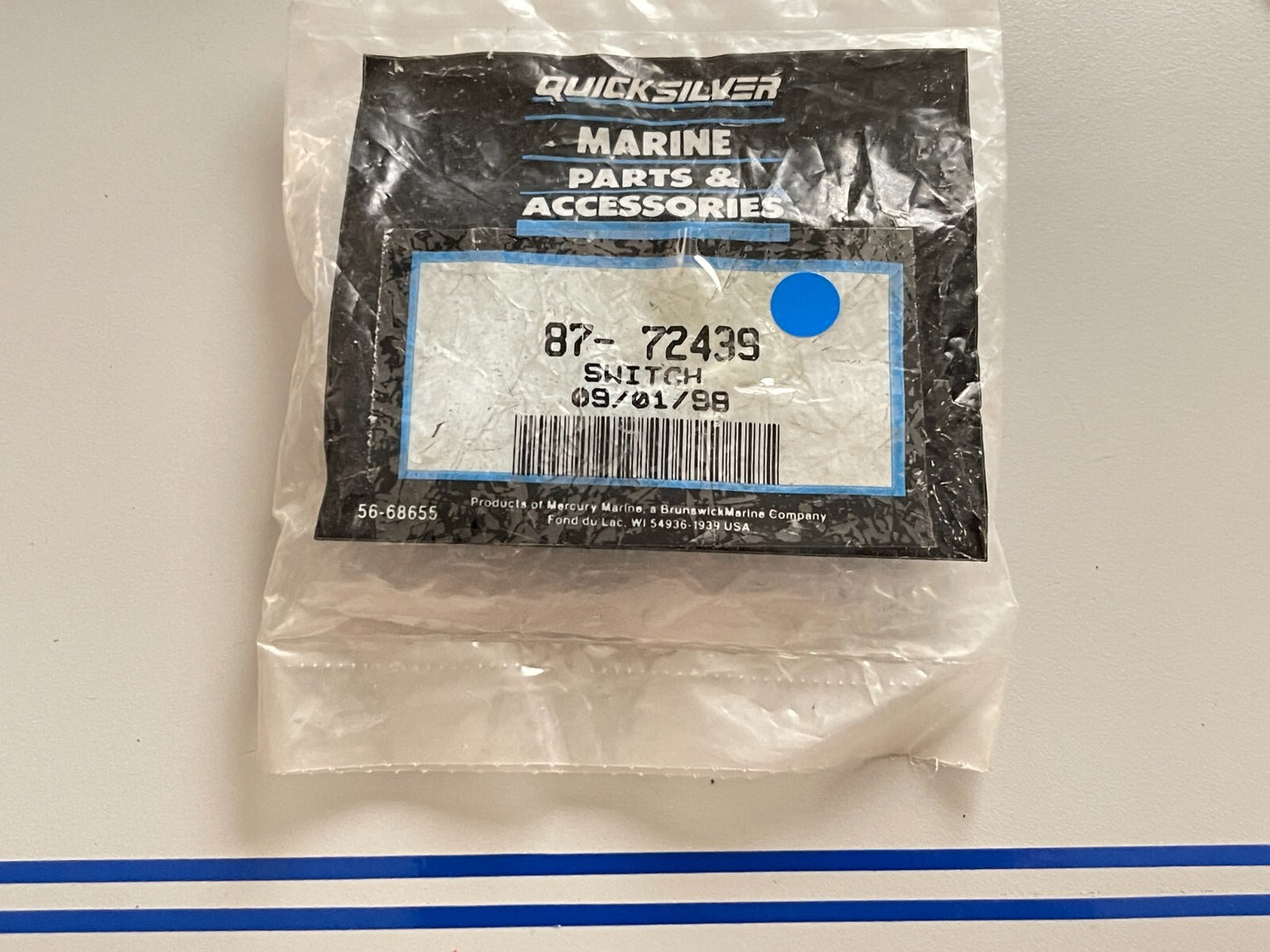 *NEW OEM* 0720 Mercury Quicksilver Switch 87-72439