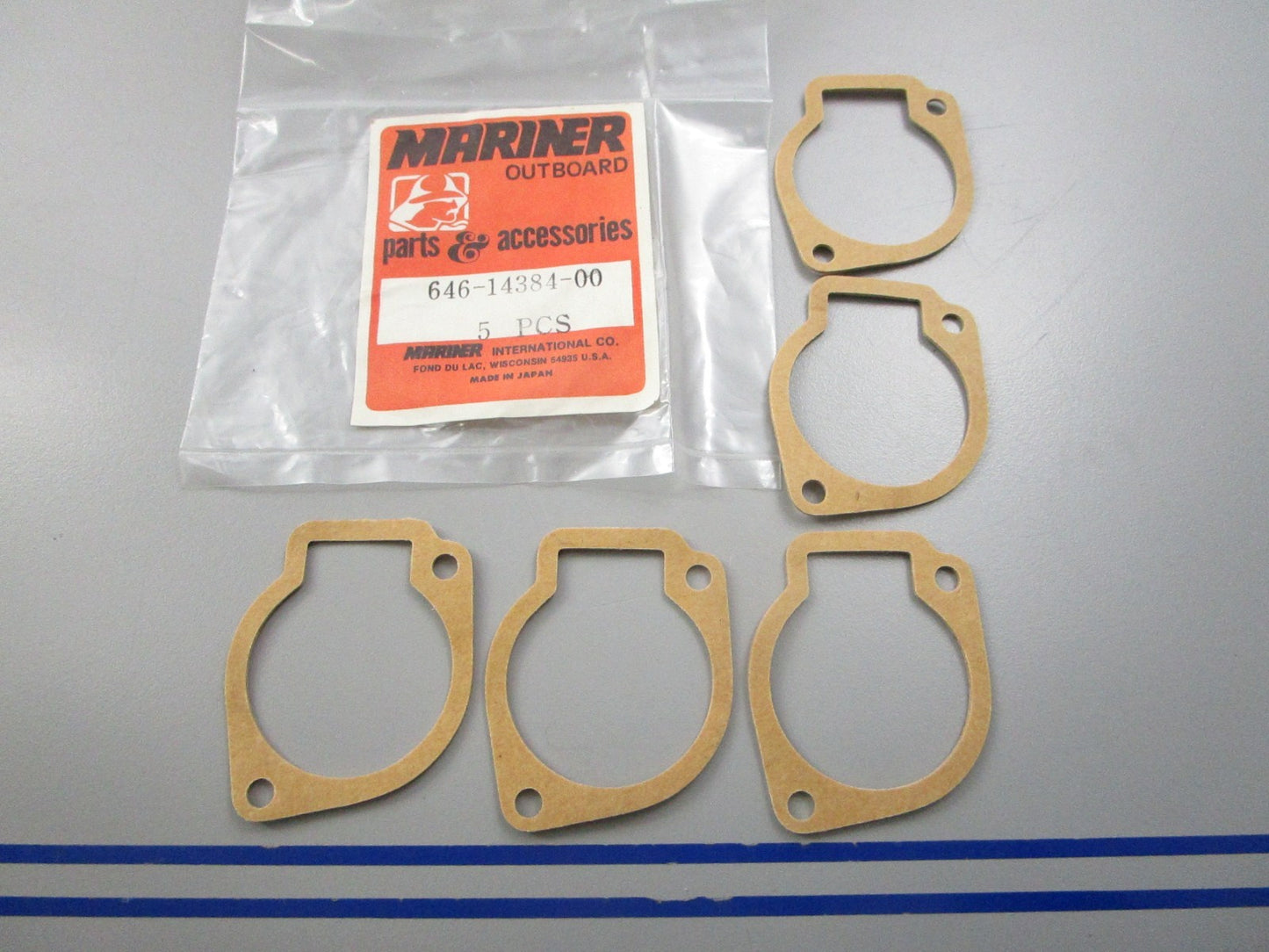 NEW OEM (LOT OF 5) 646-124384-00-00 Yamaha Gasket 0810