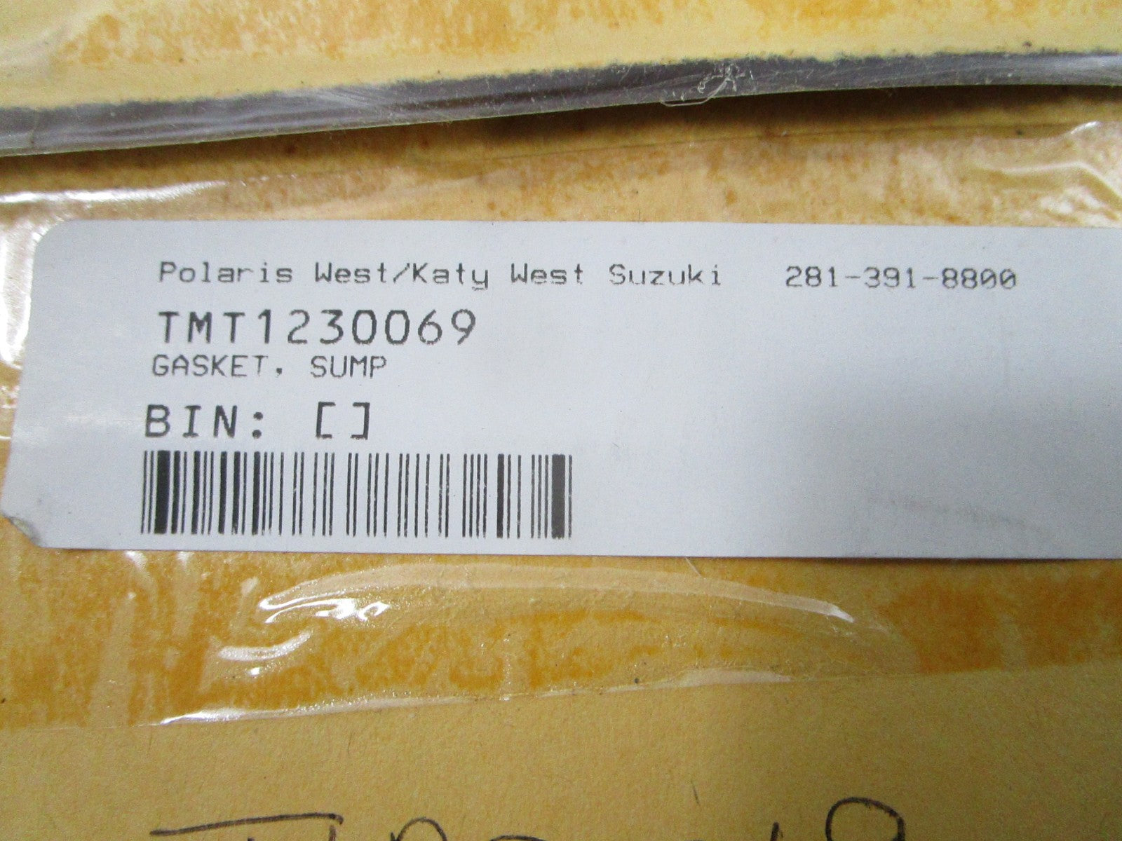 *NEW OEM* 0810 Triumph Sump Gasket T1230069