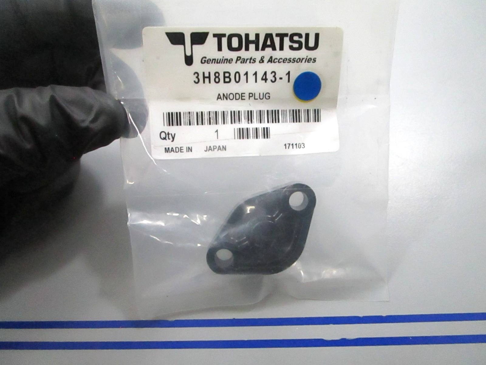 *NEW OEM* 0810 Tohatsu Anode Plug 3H8B01143-1