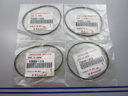 NEW OEM (LOT OF 4) 92055-1526 Kawasaki O-Ring 0810