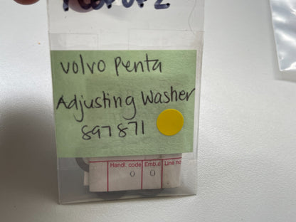*NEW OEM* (LOT OF 2) 0810 Volvo Penta Adjusting Washer 897871
