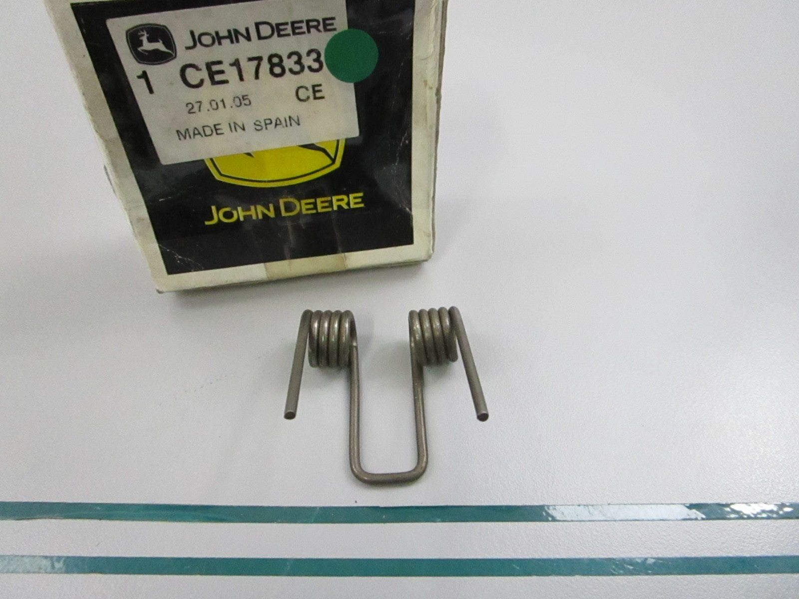 John Deere NEW OEM Torsion Spring CE17833 Construction Equipment NOS 0810