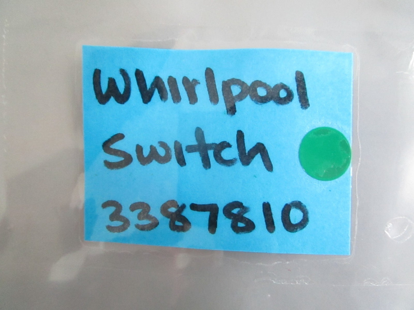 NEW OEM 3387810 Whirlpool FSP Switch 0820