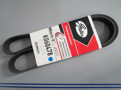 NEW K060478 Gates Micro-V Serpentine Belt 0820