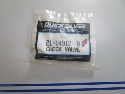 *NEW OEM* 0810 Mercury Quicksilver Check Valve 21-14912 2