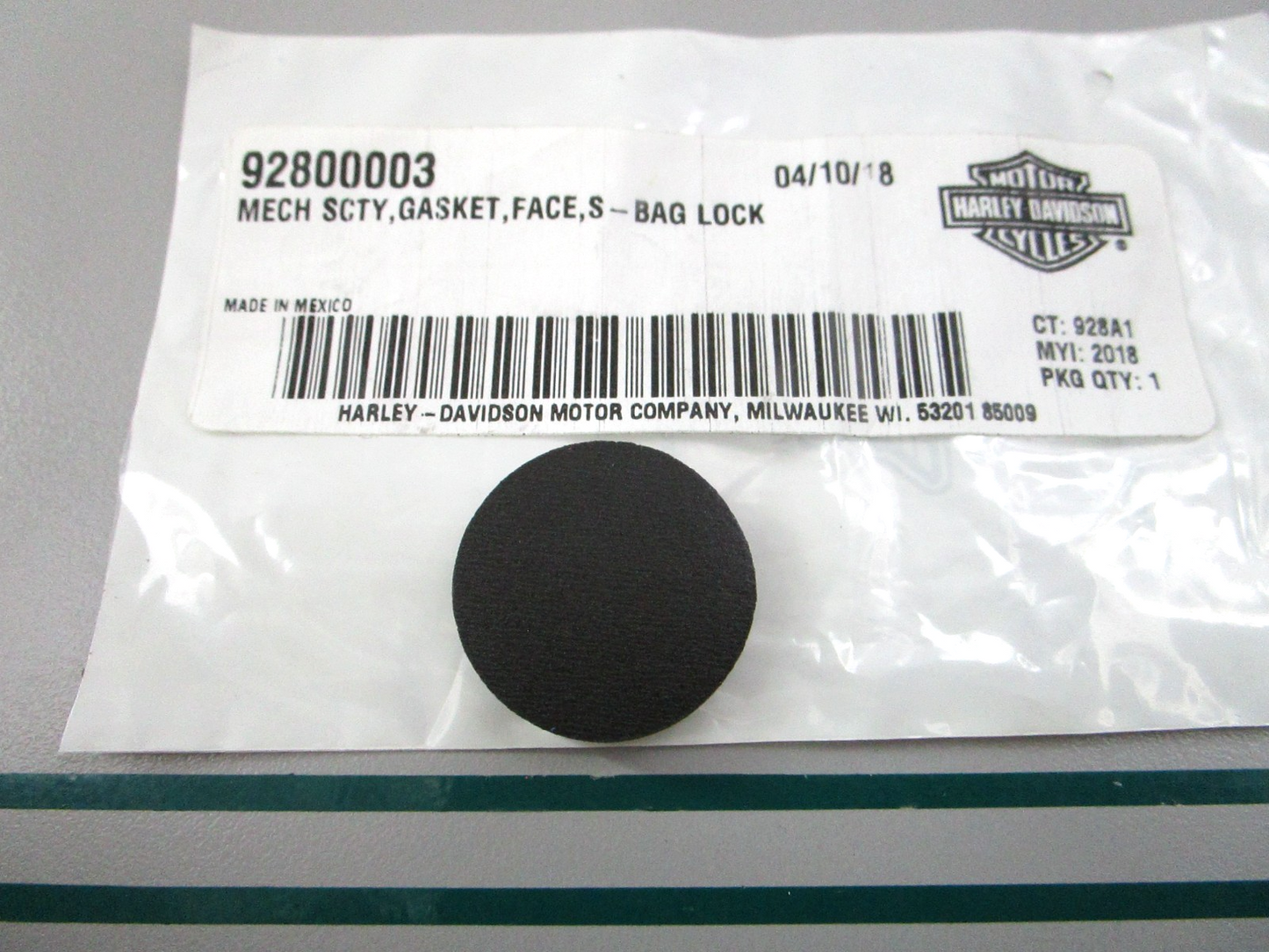 NEW OEM 92800003 Harley Davidson Gasket 0810