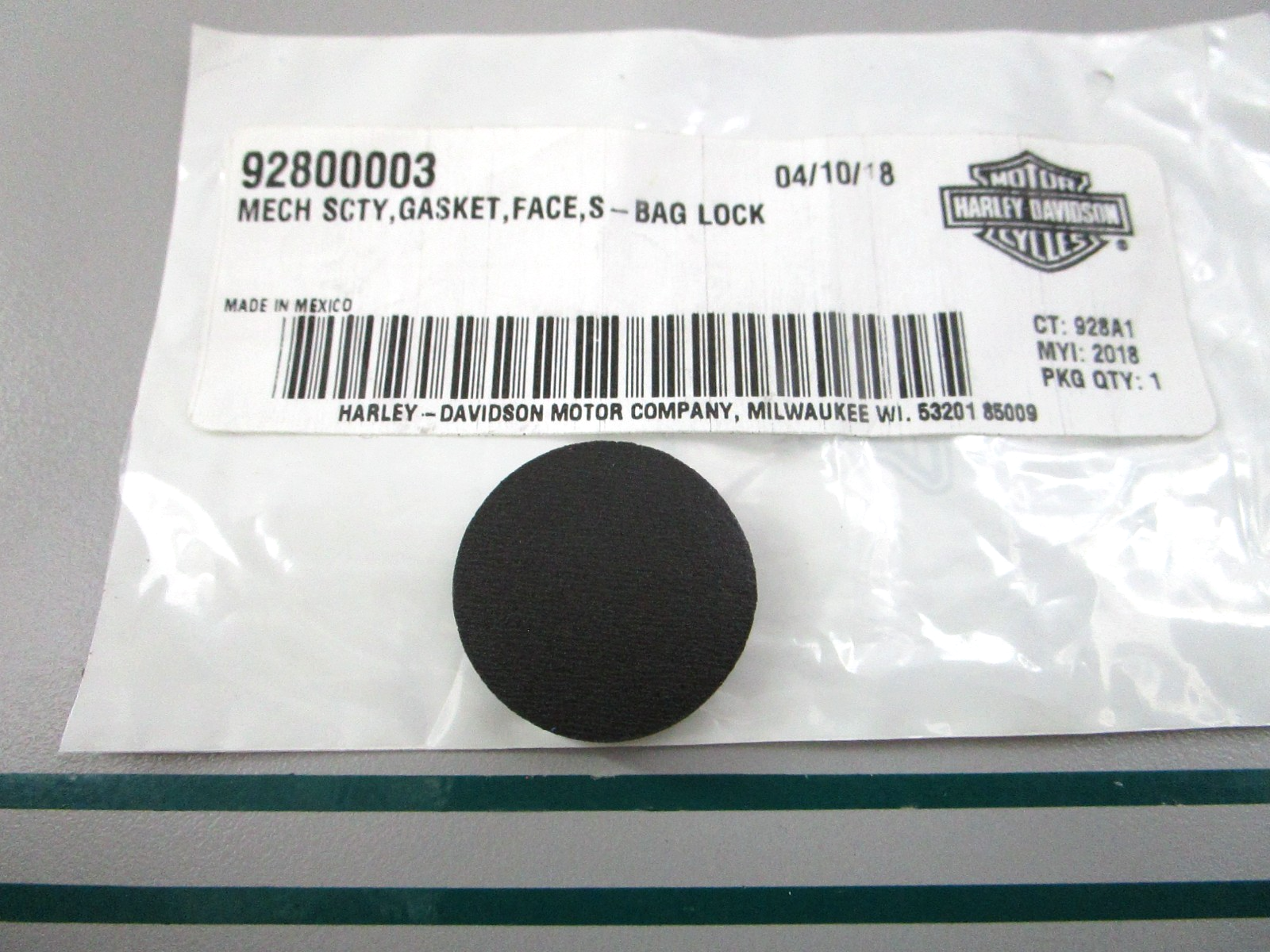 NEW OEM 92800003 Harley Davidson Gasket 0810