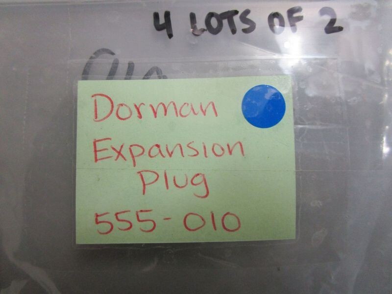 *NEW* (LOT OF 2) 0770 Dorman Expansion Plug 555-010