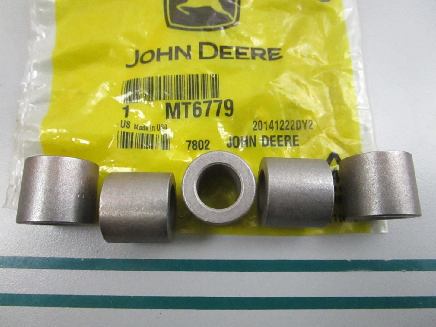 NEW OEM (LOT OF 5) MT6779 John Deere Bushing 0810