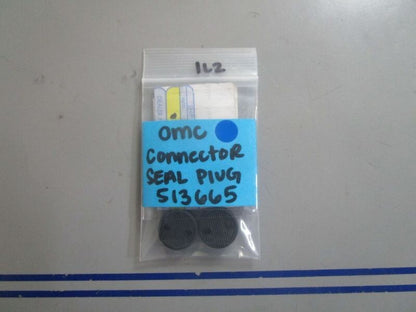 *NEW OEM* (LOT OF 2) 0770 OMC Johnson Evinrude Connector Seal Plug 513665 513665