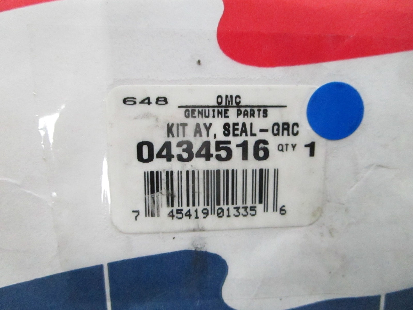 *NEW OEM* 0810 OMC Johnson Evinrude Gearcase Seal Kit Assembly 434516 0434516