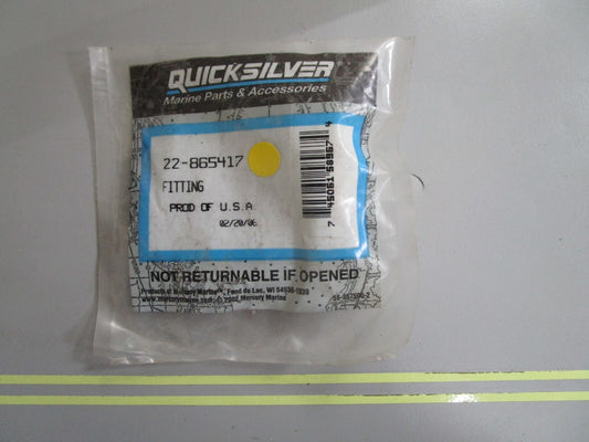 *NEW OEM* 0810 Mercury Quicksilver Fitting 22-865417