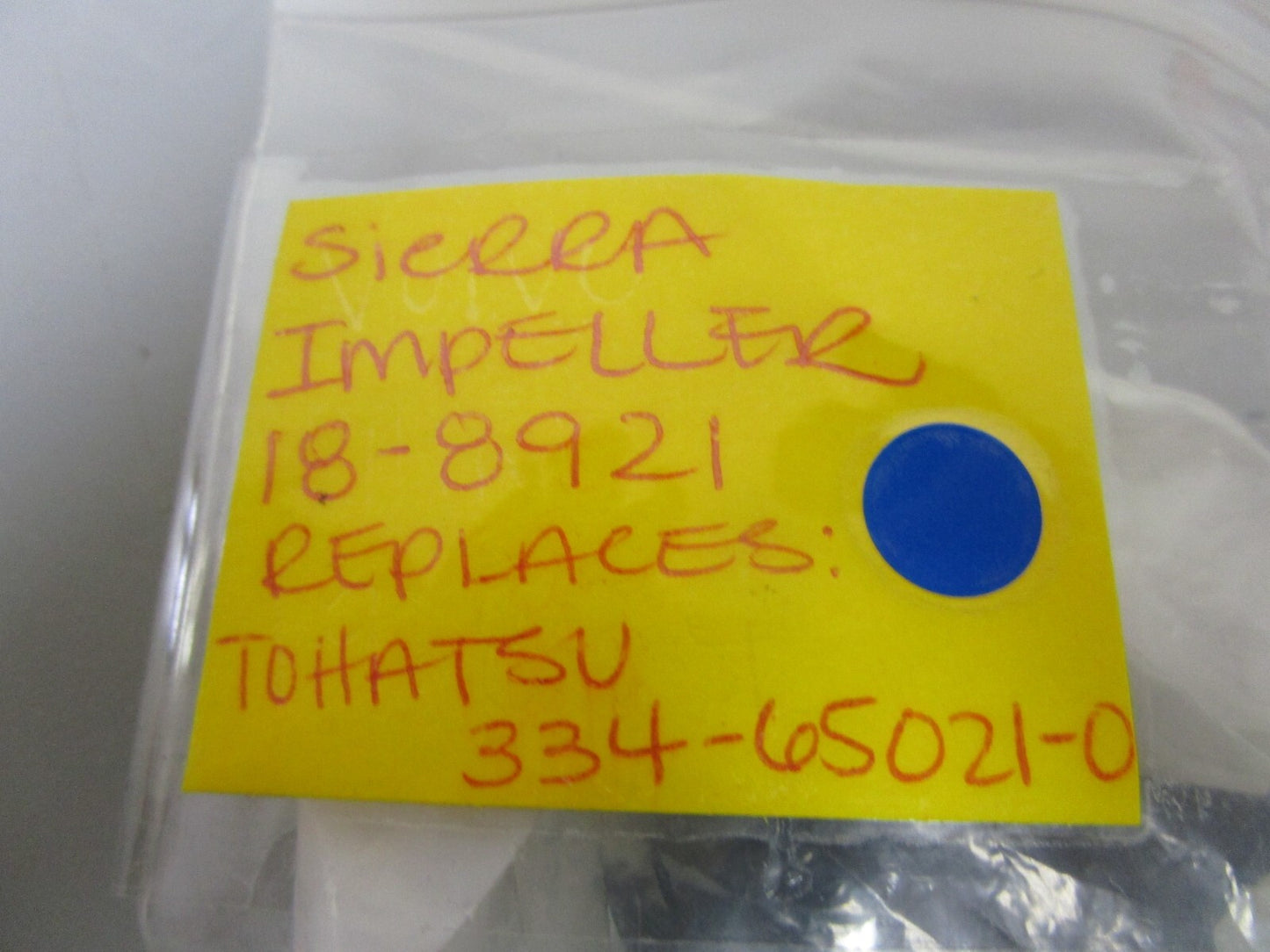*NEW* 0810 Sierra Impeller 18-8921 Replaces: Tohatsu 334-65021-0 334650210