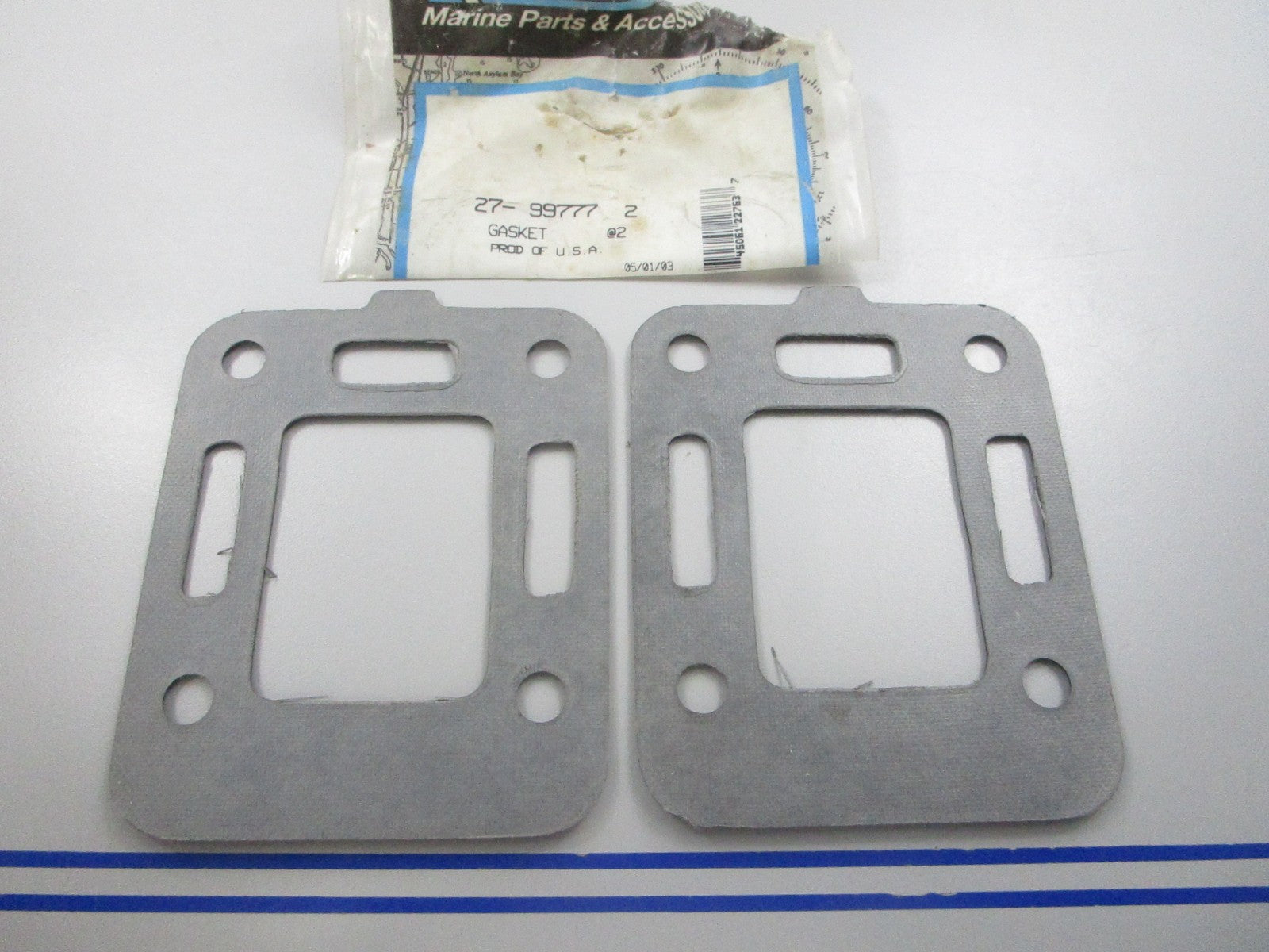 NEW OEM (LOT OF 2) 27-997772 Mercury Quicksilver Gasket 0810