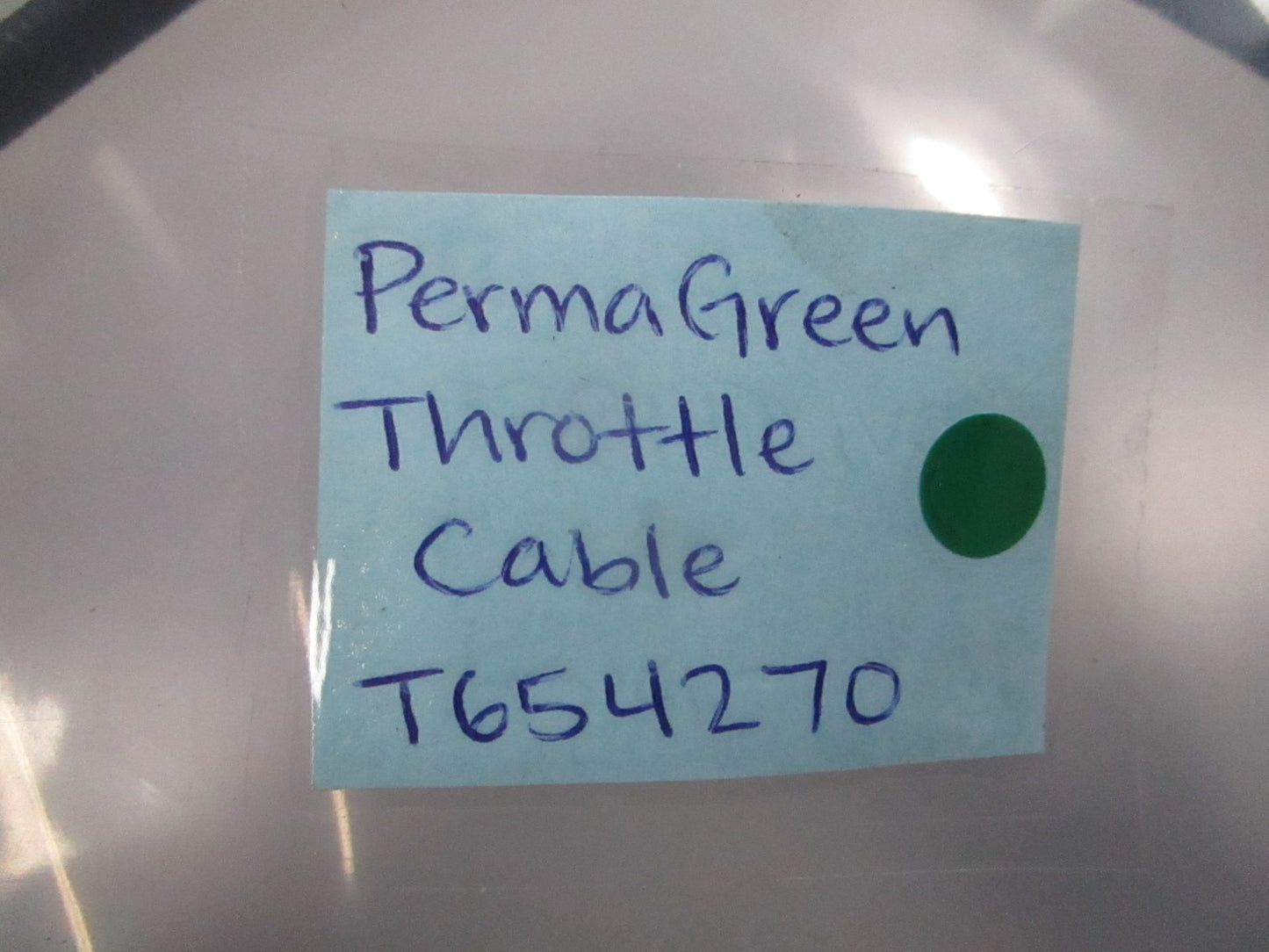 NEW OEM T654270 PermaGreen Throttle Cable 0810