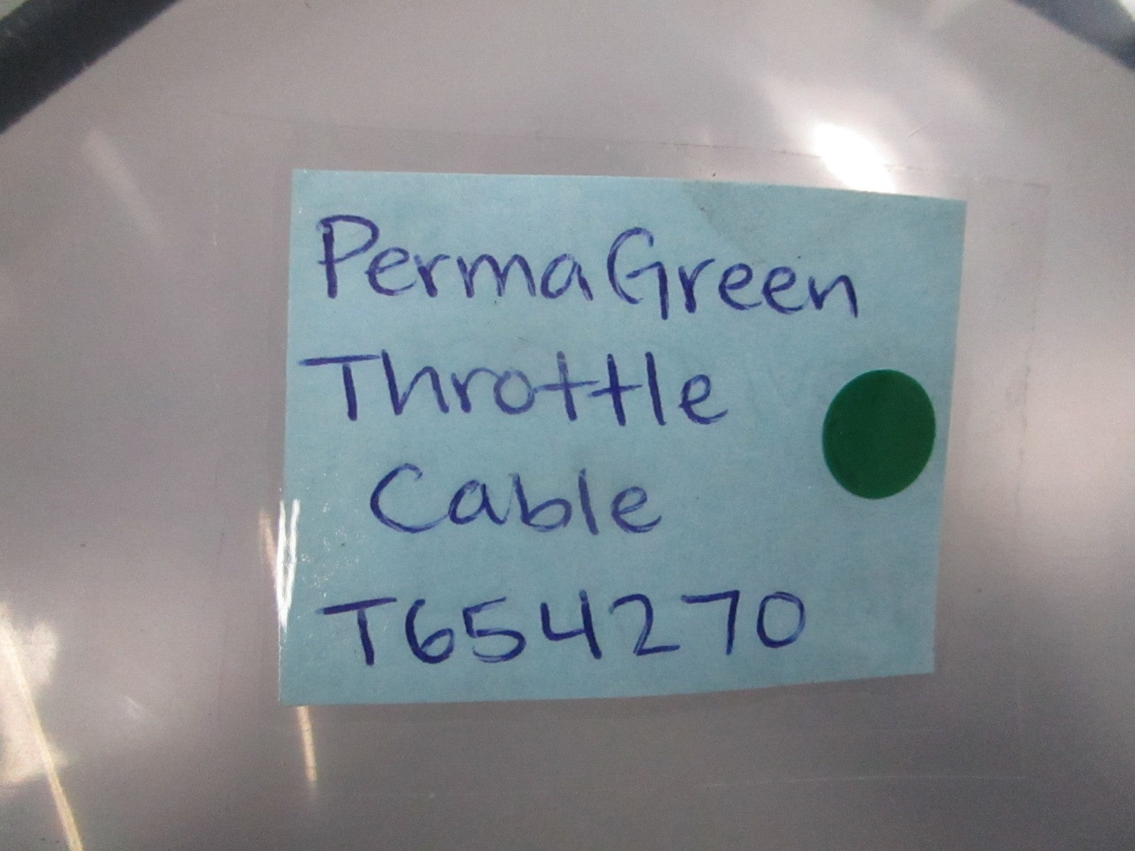 NEW OEM T654270 PermaGreen Throttle Cable 0810