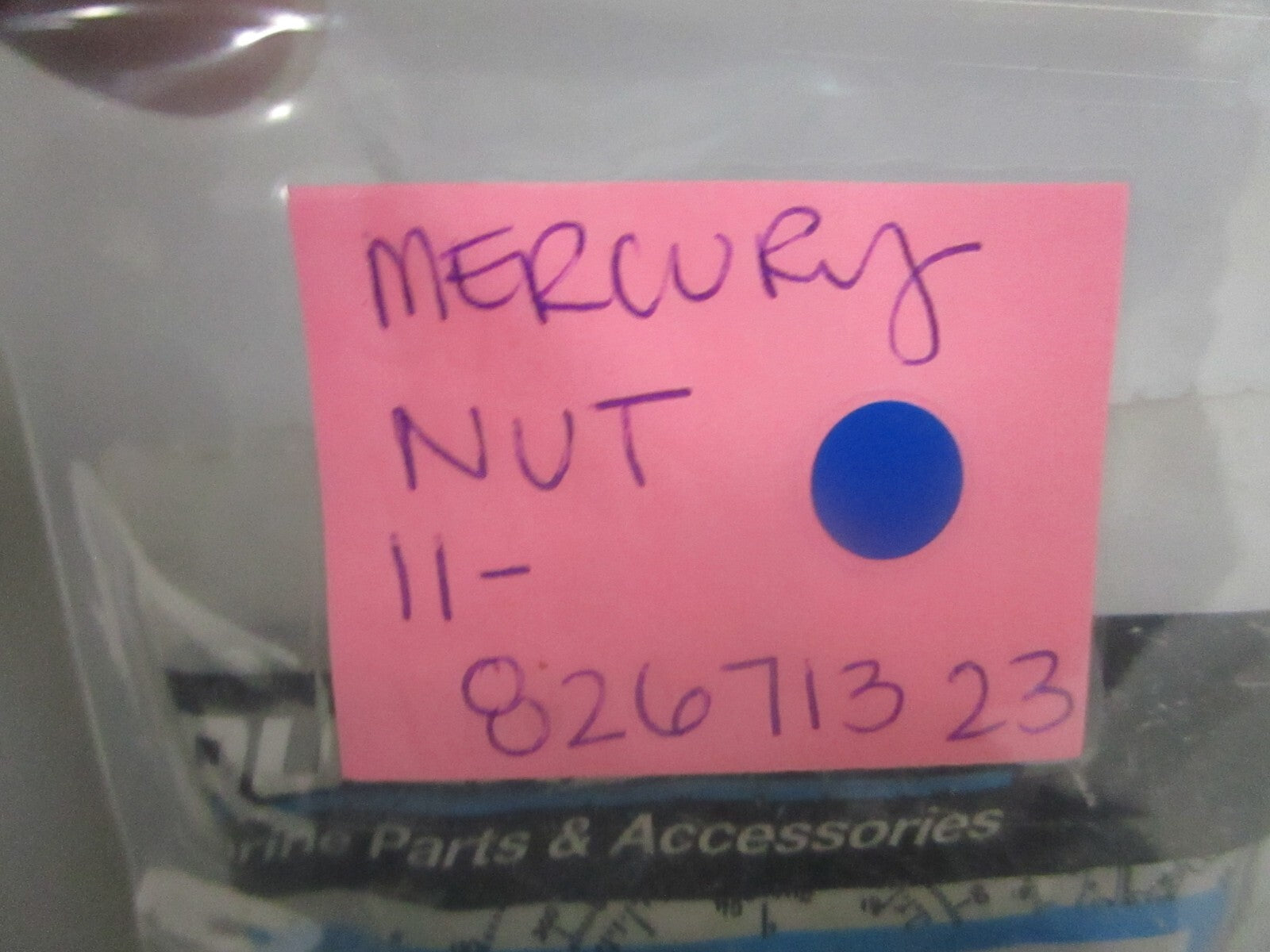 *NEW OEM* (LOT OF 2) 0810 Mercury Quicksilver Nut 11-826713 23
