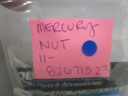 *NEW OEM* (LOT OF 2) 0810 Mercury Quicksilver Nut 11-826713 23