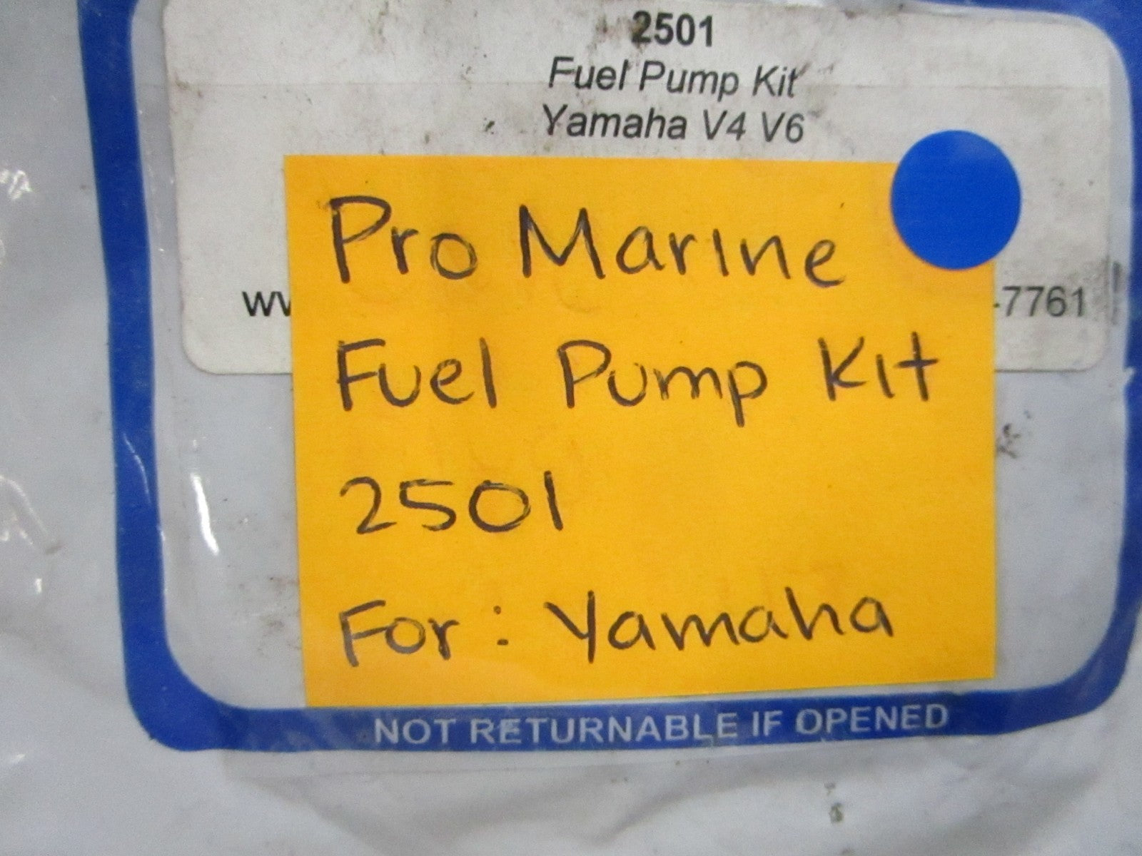 NEW 2501 For: Yamaha Pro Marine Fuel Pump Kit 0810