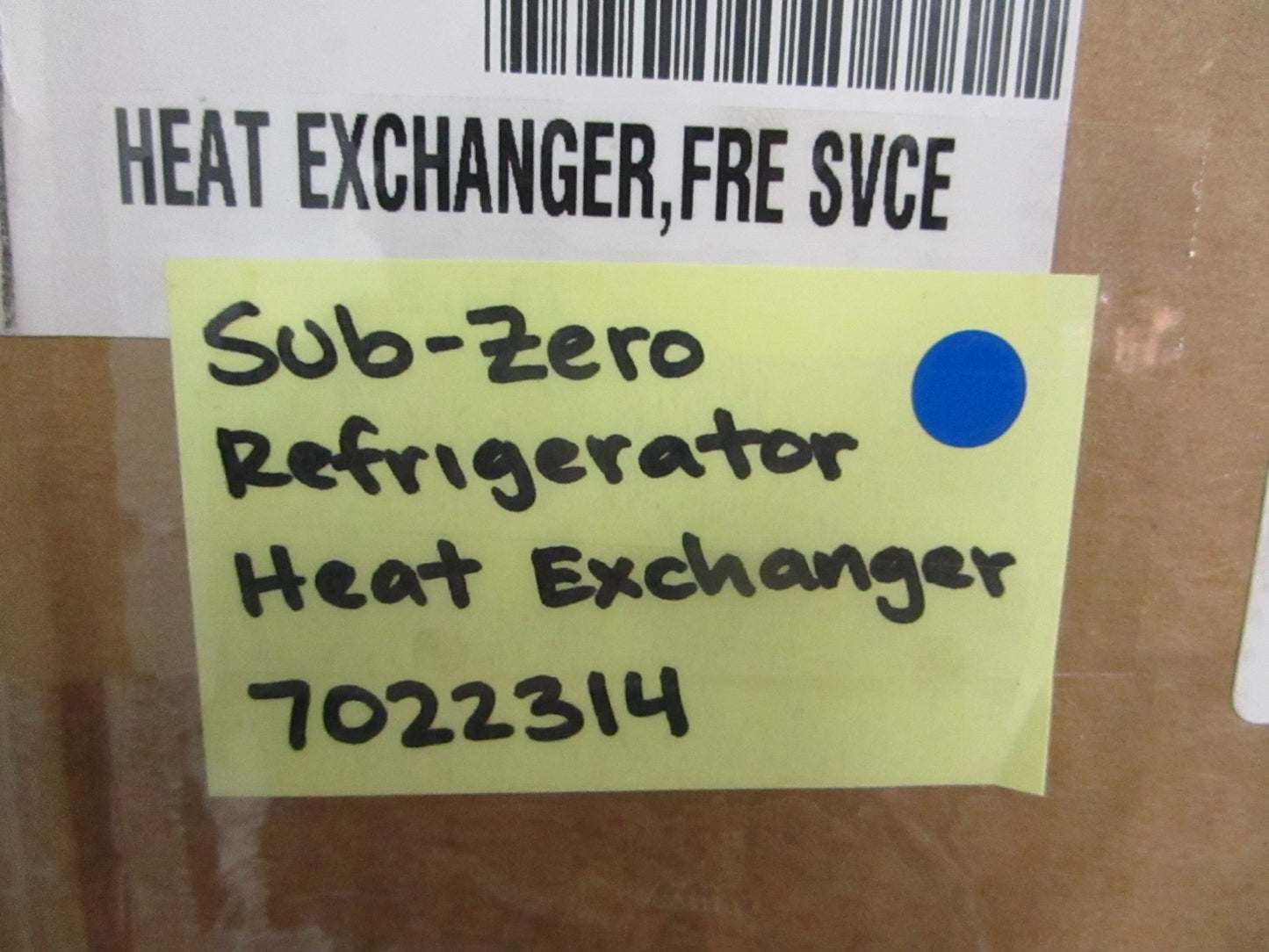 *NEW OEM* 0820 Sub-Zero Refrigerator Heat Exchanger 7022314