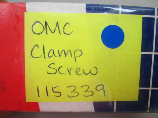 *NEW OEM* 0780 OMC Johnson Evinrude Clamp Screw 115339 0115339