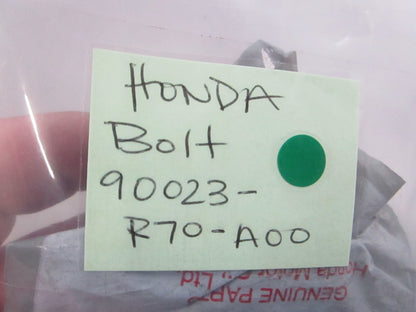 NEW OEM 90023-R70-A00 Honda Bolt 0810