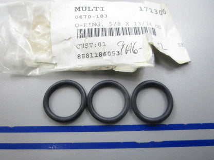 NEW OEM (LOT OF 3) 0670-183 Arctic Cat O-Ring 0810