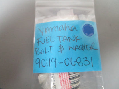 NEW OEM 90119-06831 Yamaha Fuel Tank Bolt & Washer 0720