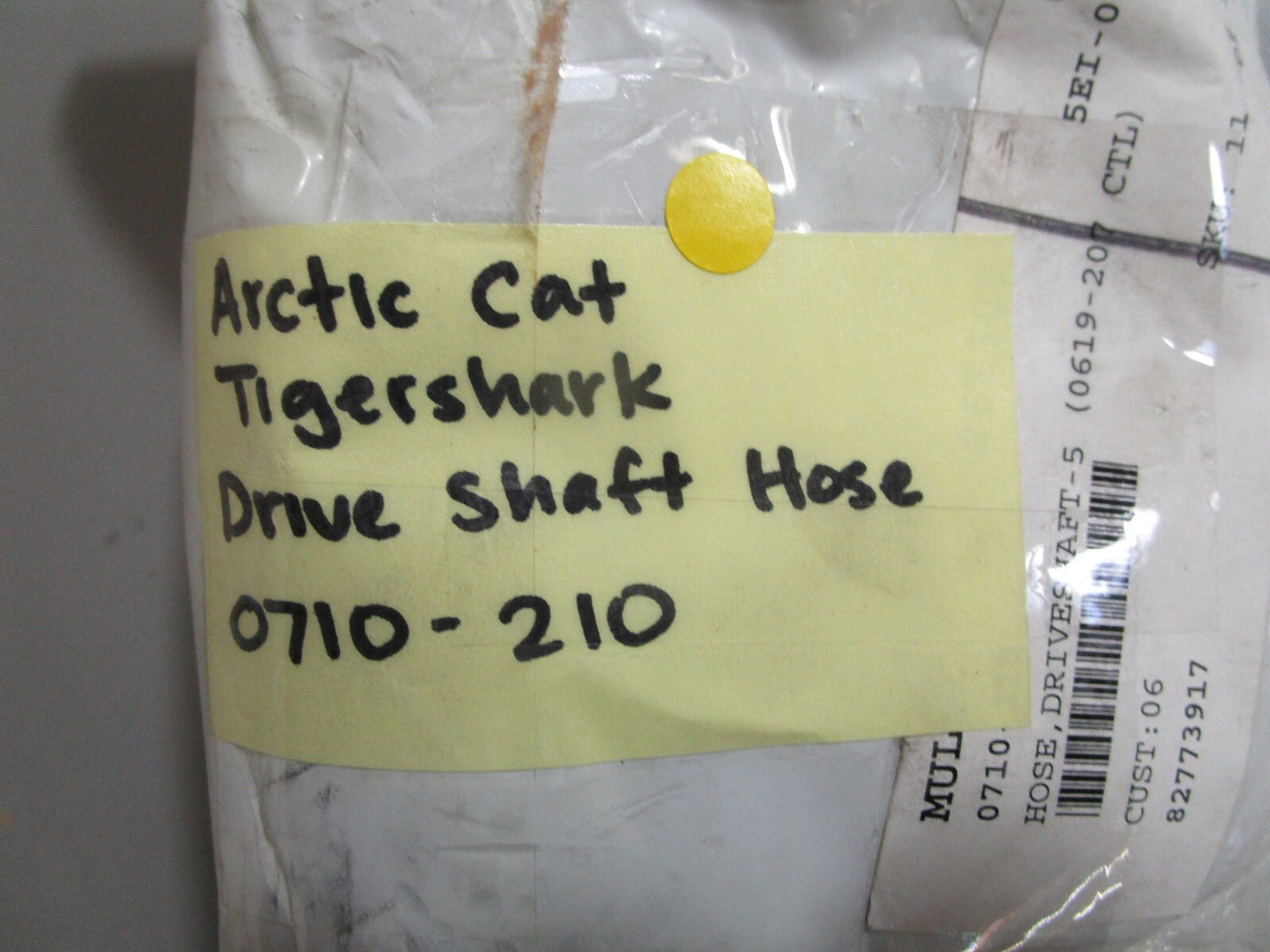 *NEW OEM* 0810 Arctic Cat Tigershark Drive Shaft Hose 0710-210