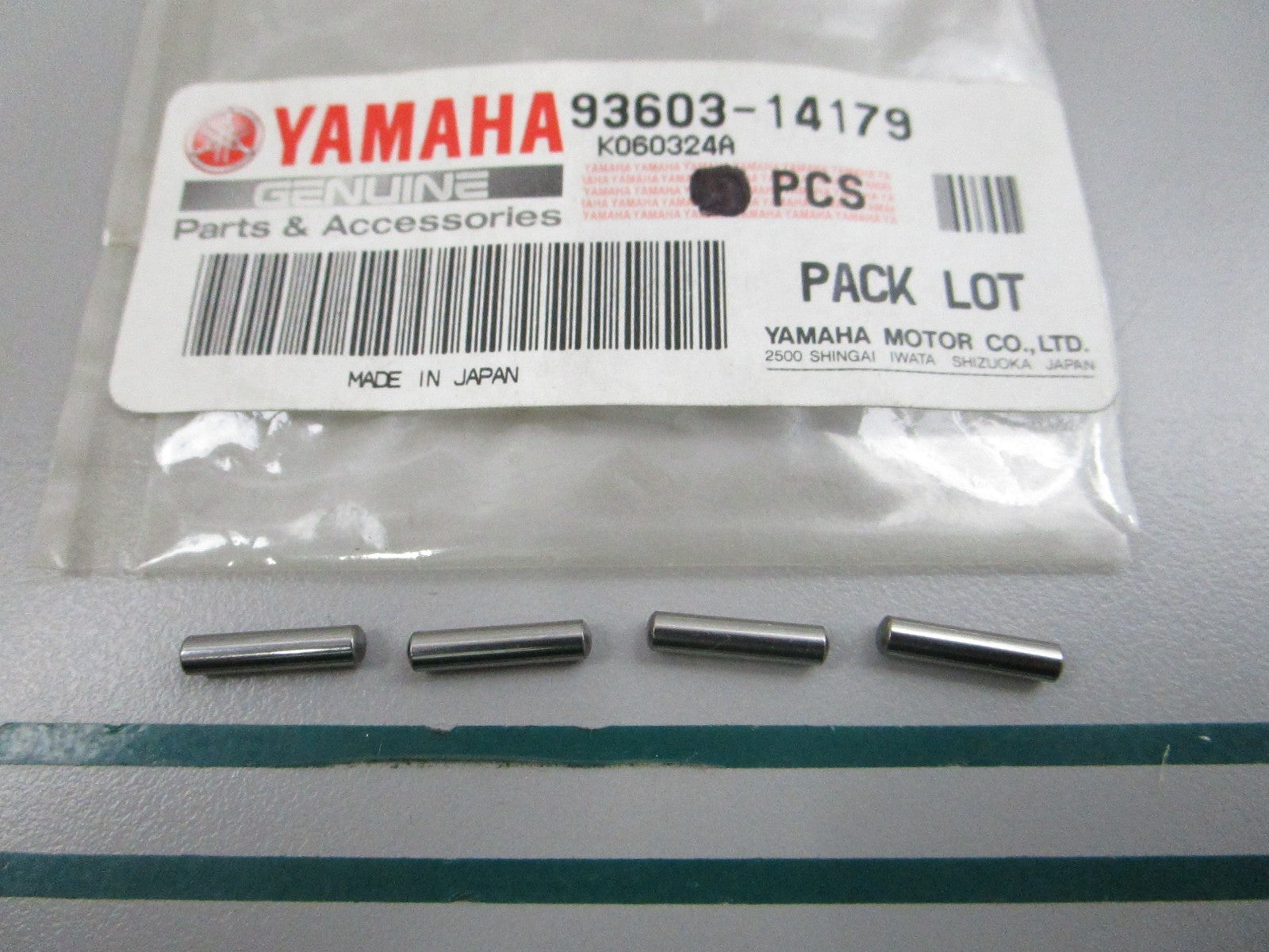 NEW OEM (LOT OF 4) 93603-14179-00 Yamaha Dowel Pins 0810