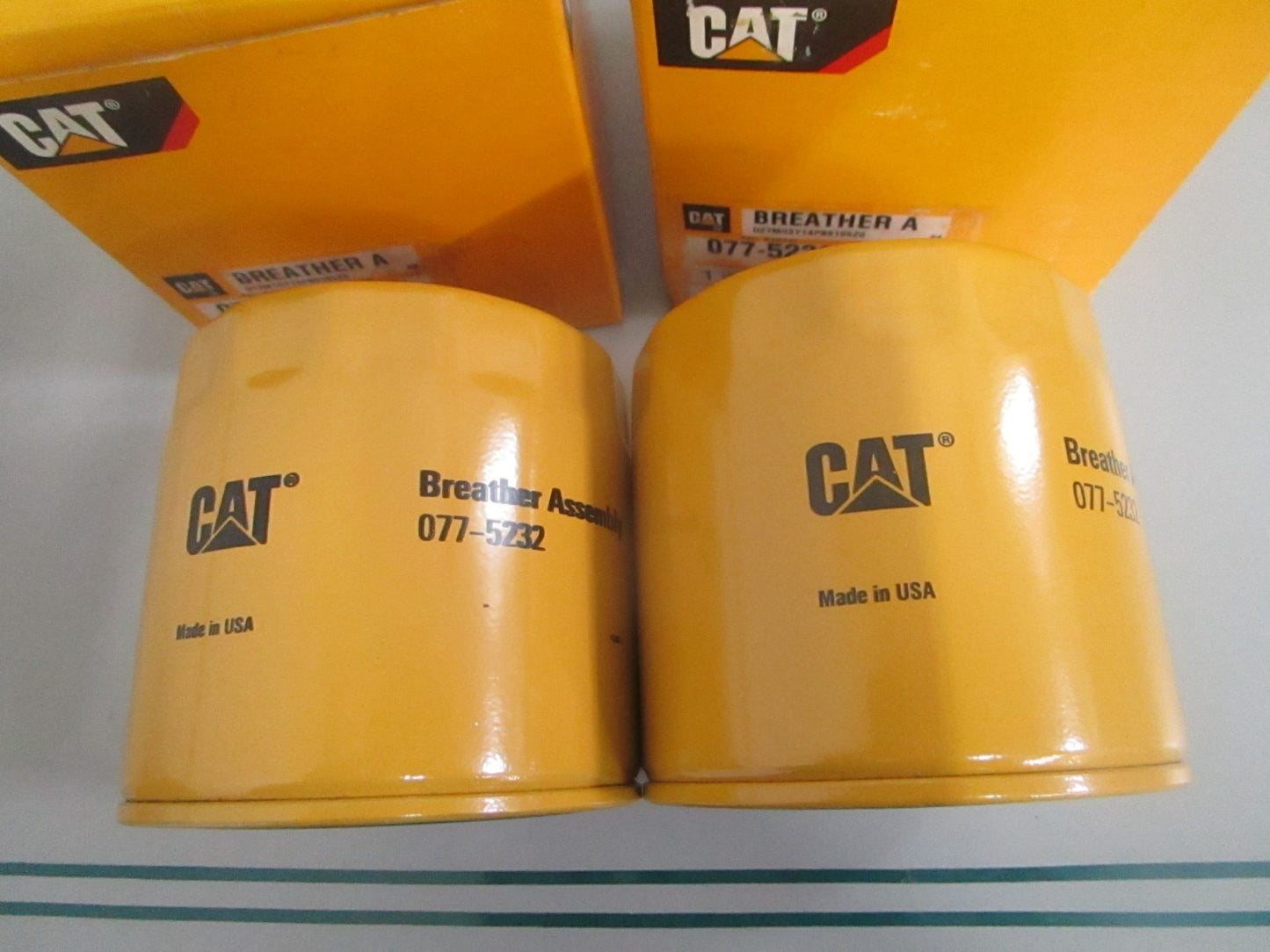 Caterpillar 077-5232 Hydraulic Breather Filter Element LOT OF 2 NEW OEM 0820