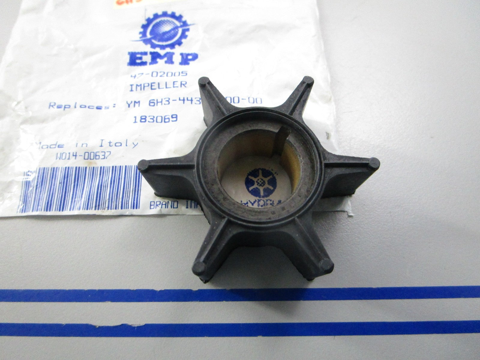 NEW 47-02005 Replaces: Yamaha 6H3-44352-00-00 EMP Impeller 0810