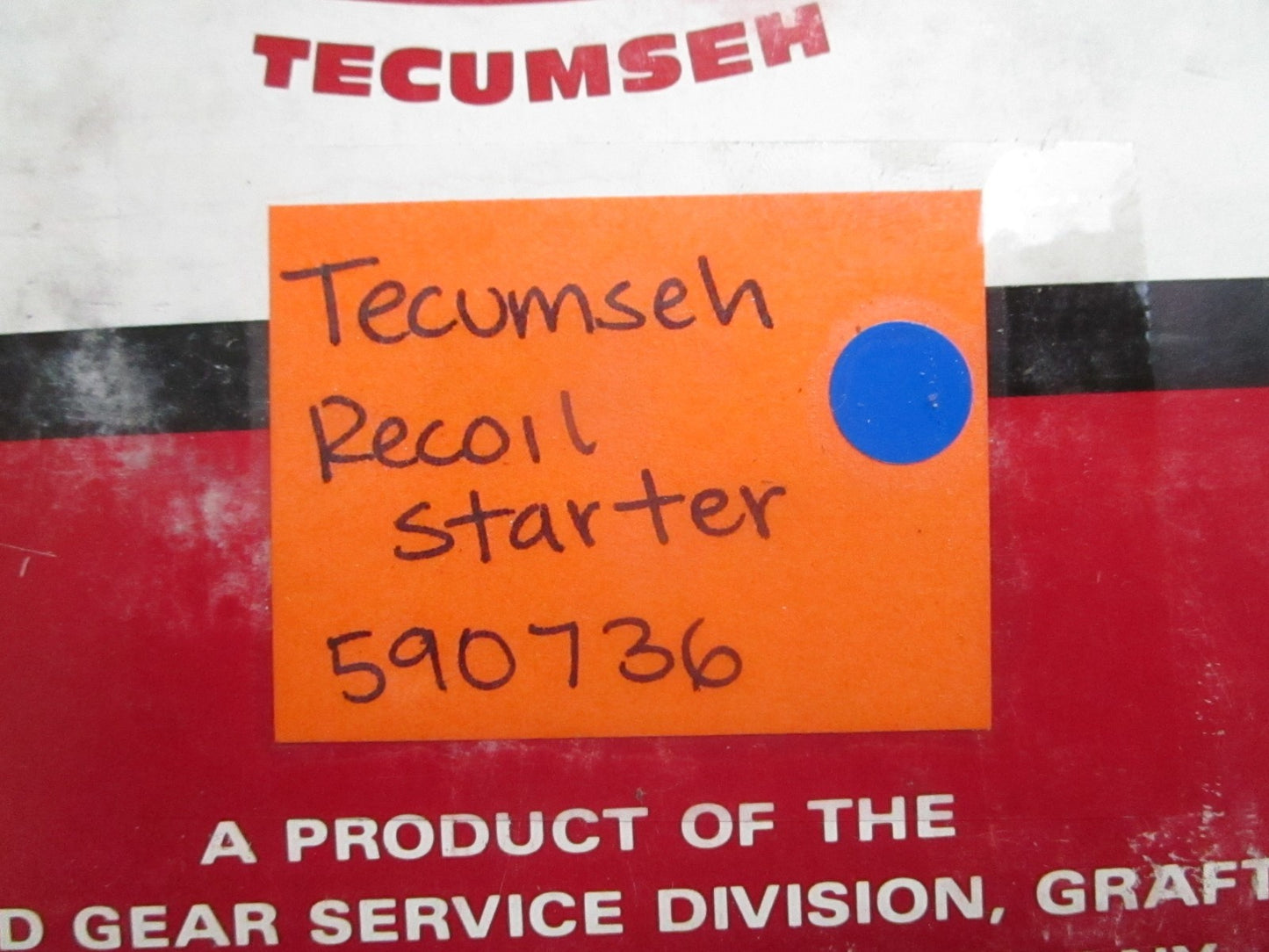 *NEW OEM* 0820 Tecumseh Recoil Starter 590736