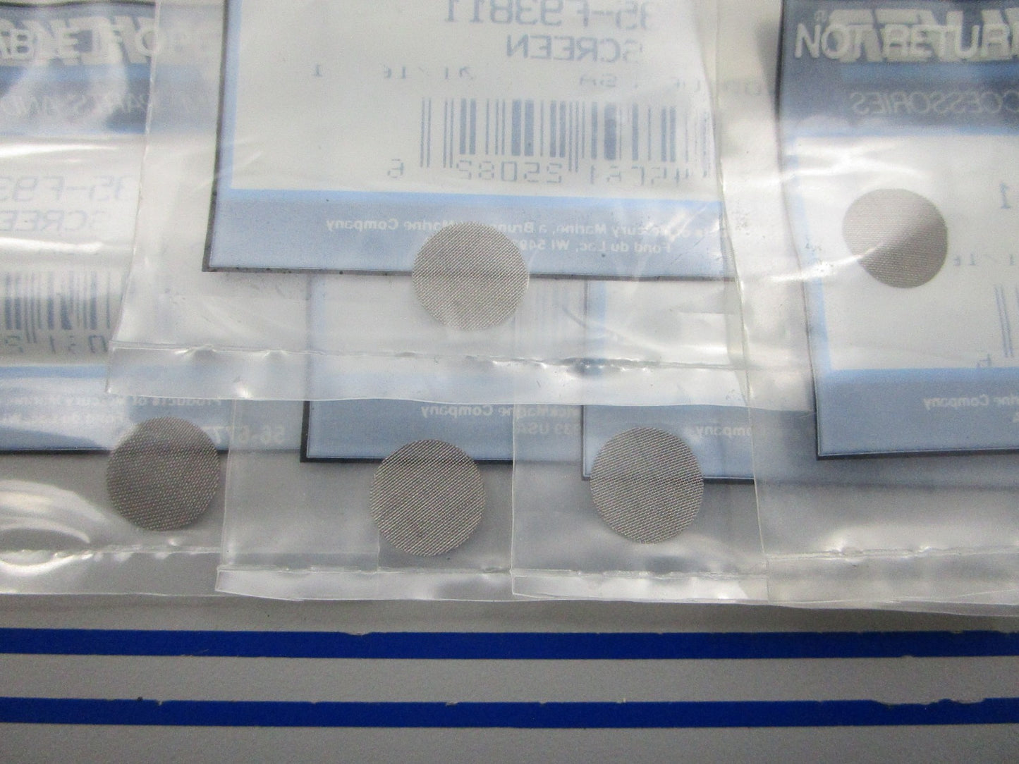 NEW OEM (LOT OF 5) 35-F93811 Mercury Quicksilver Screen 0810