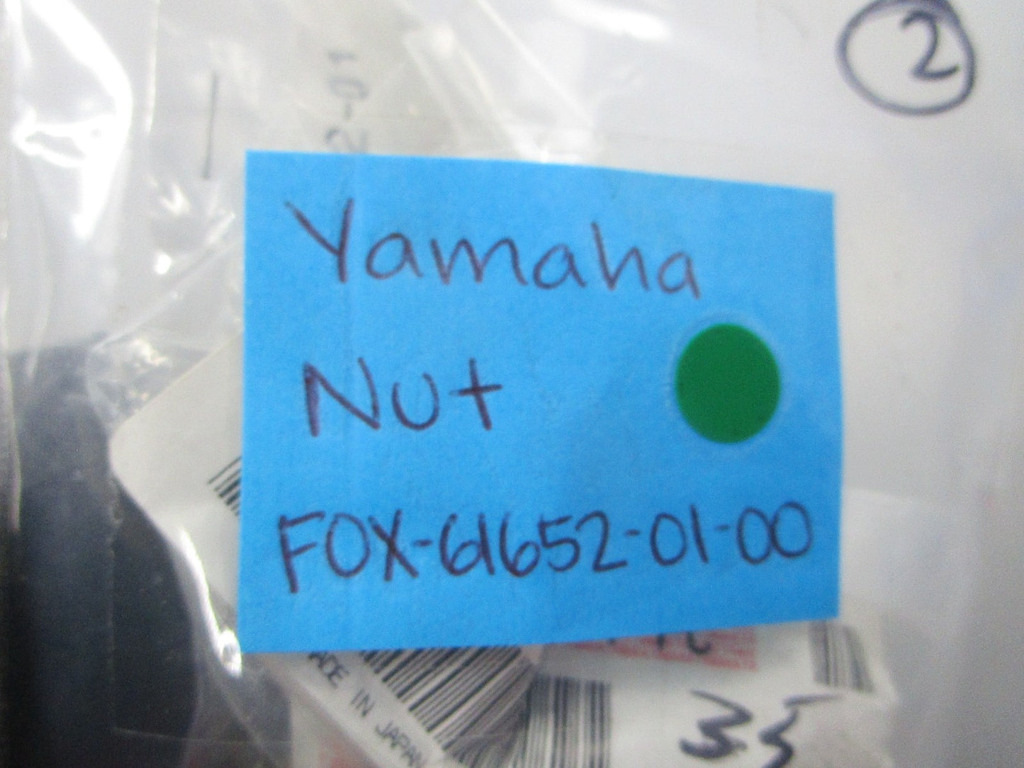 NEW OEM F0X-61652-01-00 Yamaha Nut 0810
