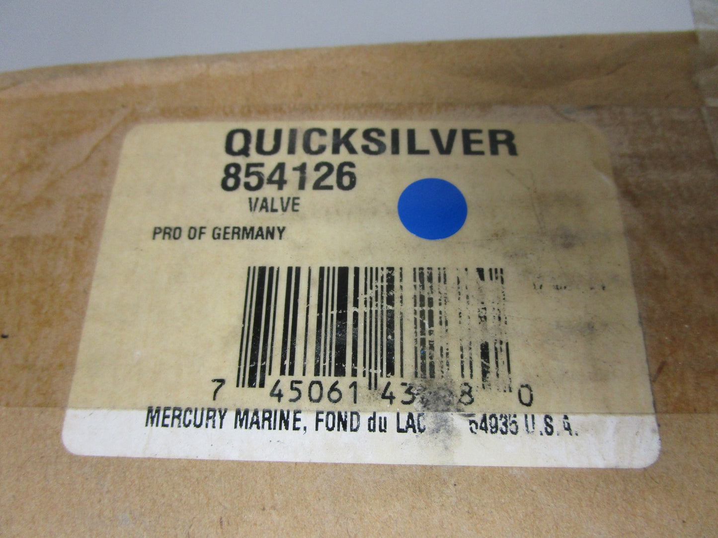 *NEW OEM* 0720 Mercury Mercruiser 4.2L Waste Gate Valve 854126