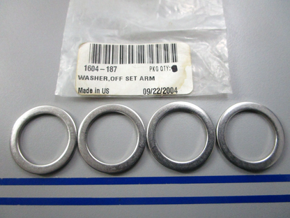 NEW OEM (LOT OF 4) 1604-187 Arctic Cat Off Set Arm Washer 0810