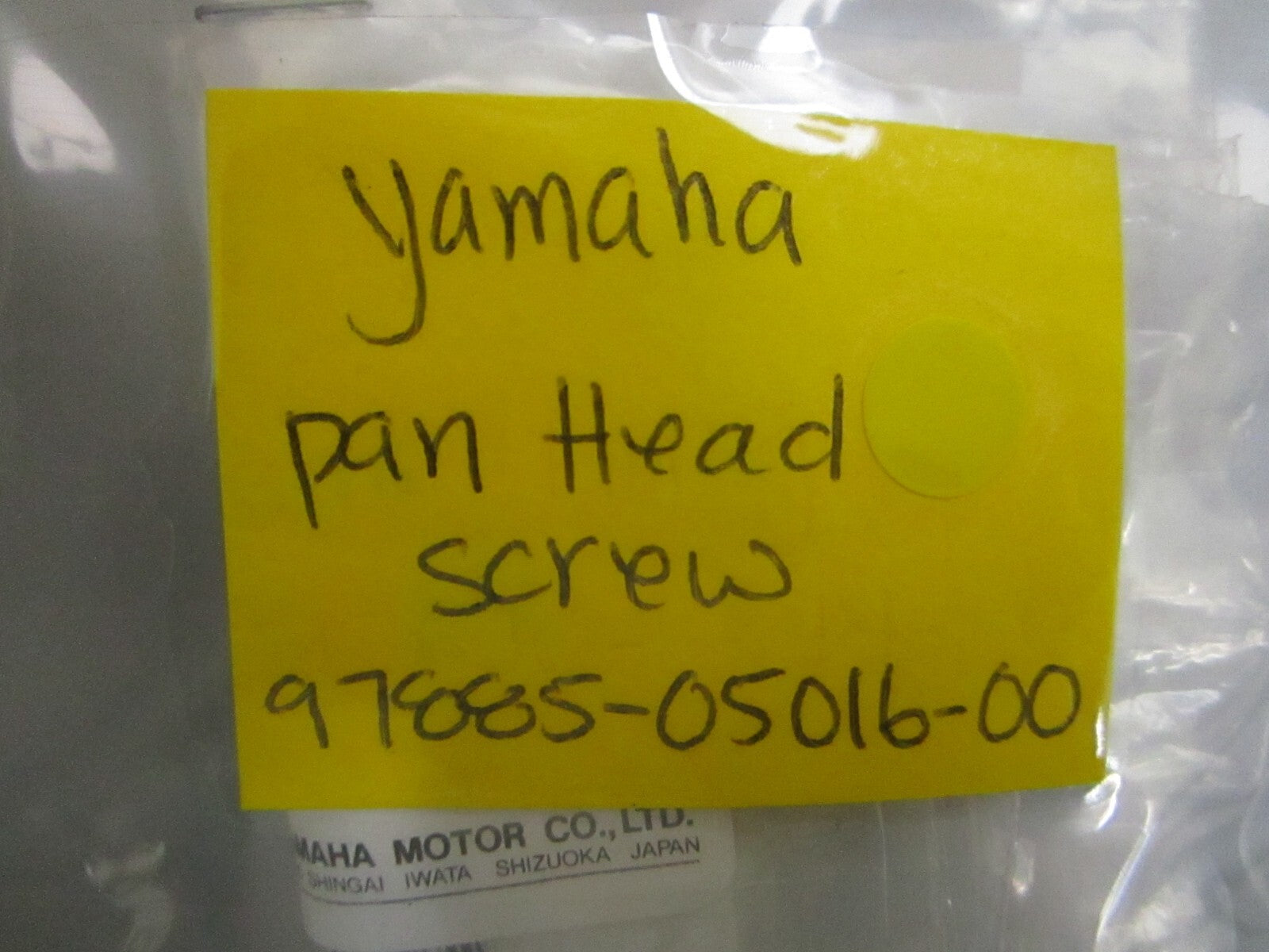 *NEW OEM* 0750 Yamaha PAN HEAD SCREW 97885-05016-00