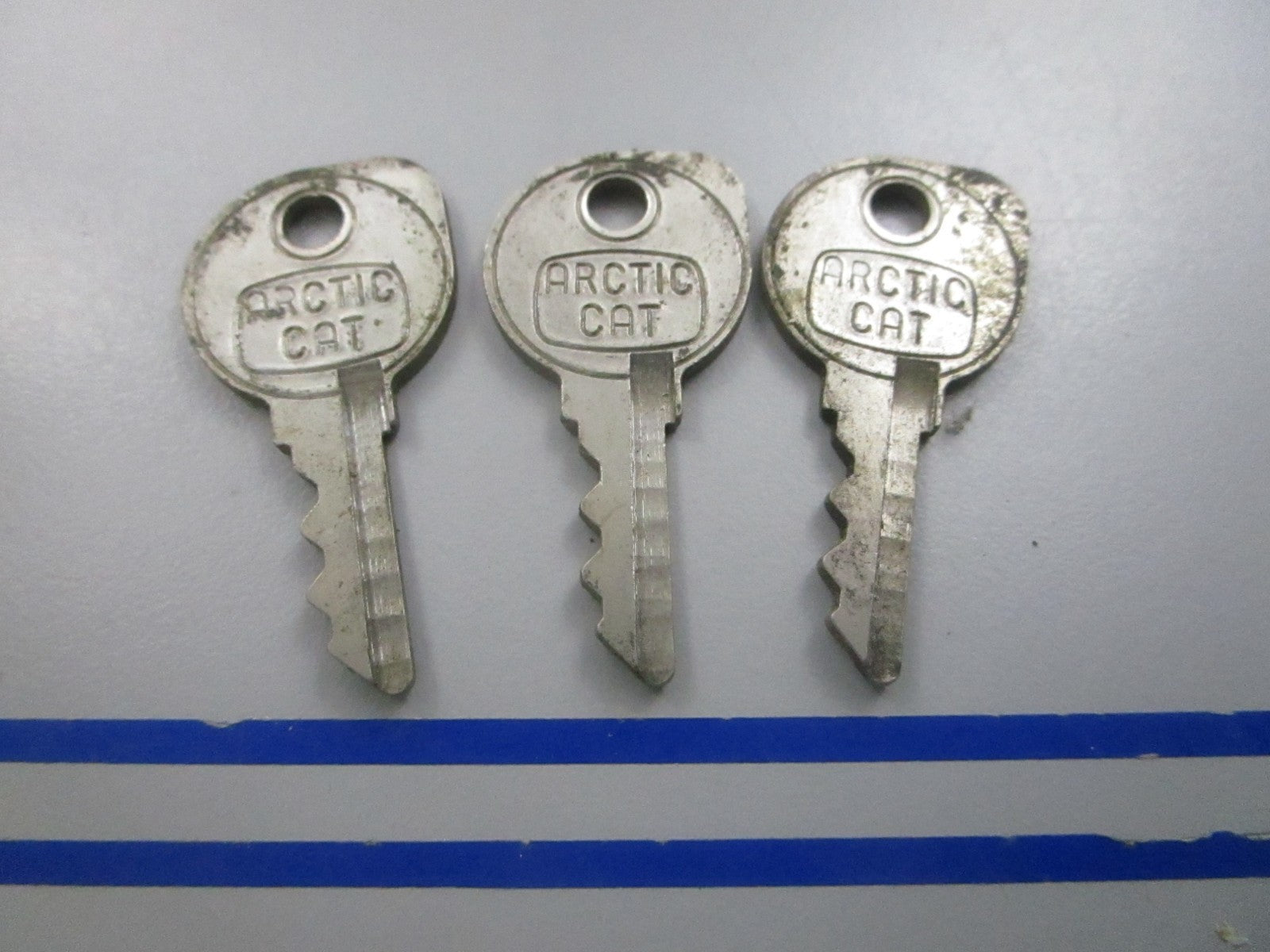 NEW OEM (LOT OF 3) 0109-356 Arctic Cat Ignition Key E 0810