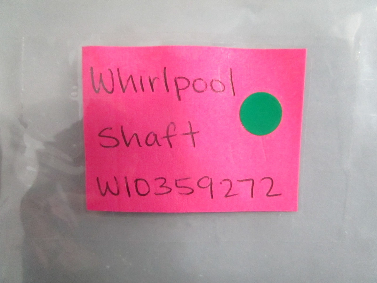 NEW OEM W10359272 WPW10359272 Whirlpool Shaft 0820