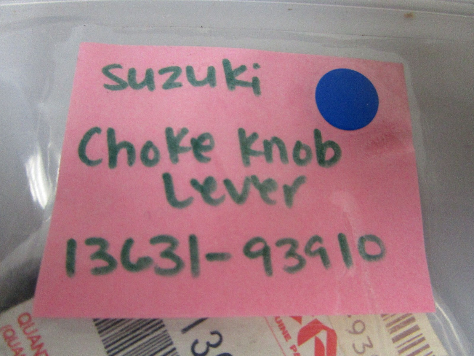 *NEW OEM* 0770 Suzuki Choke Knob Lever 13631-93910