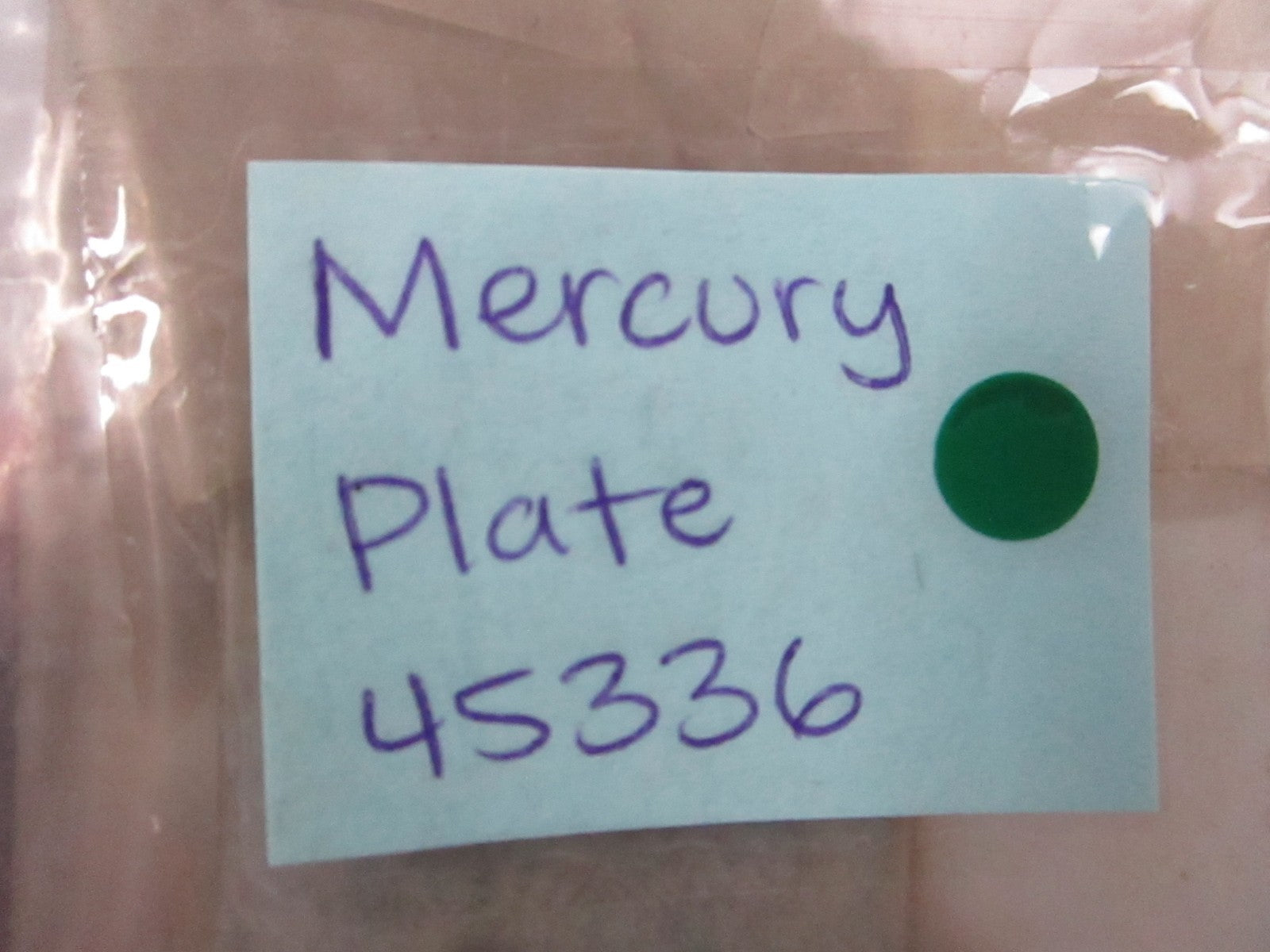 NEW OEM 45336 Mercury Quicksilver Plate 0810