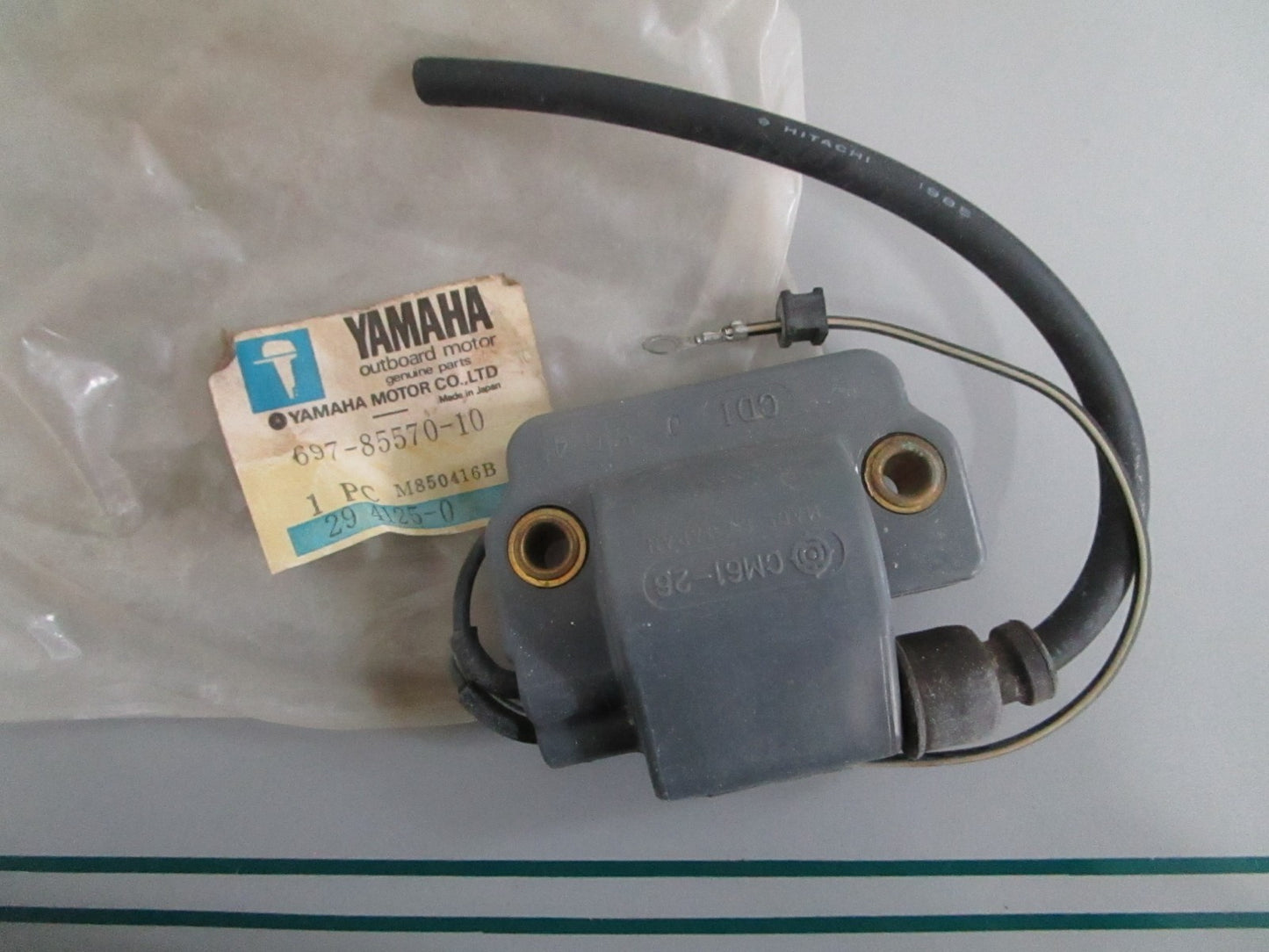 NEW OEM 697-85570-10-00 Yamaha Ignition Coil Assy 0820